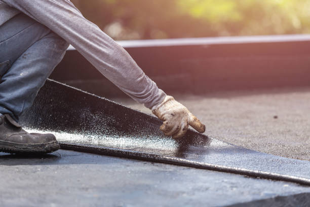 Professional Waterproofing technician working in Winneconne, WI